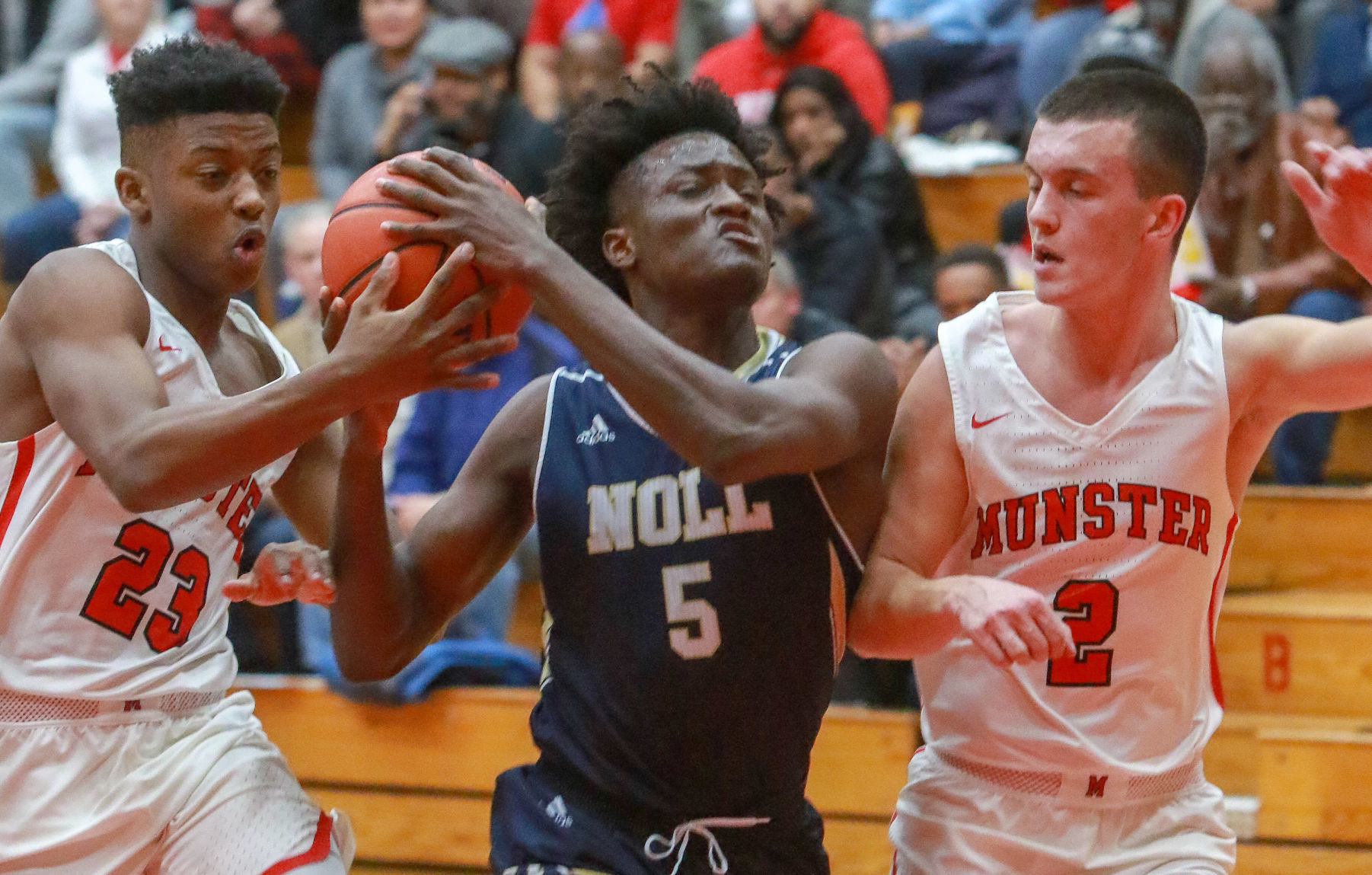 Boys basketball - Bishop Noll at Munster